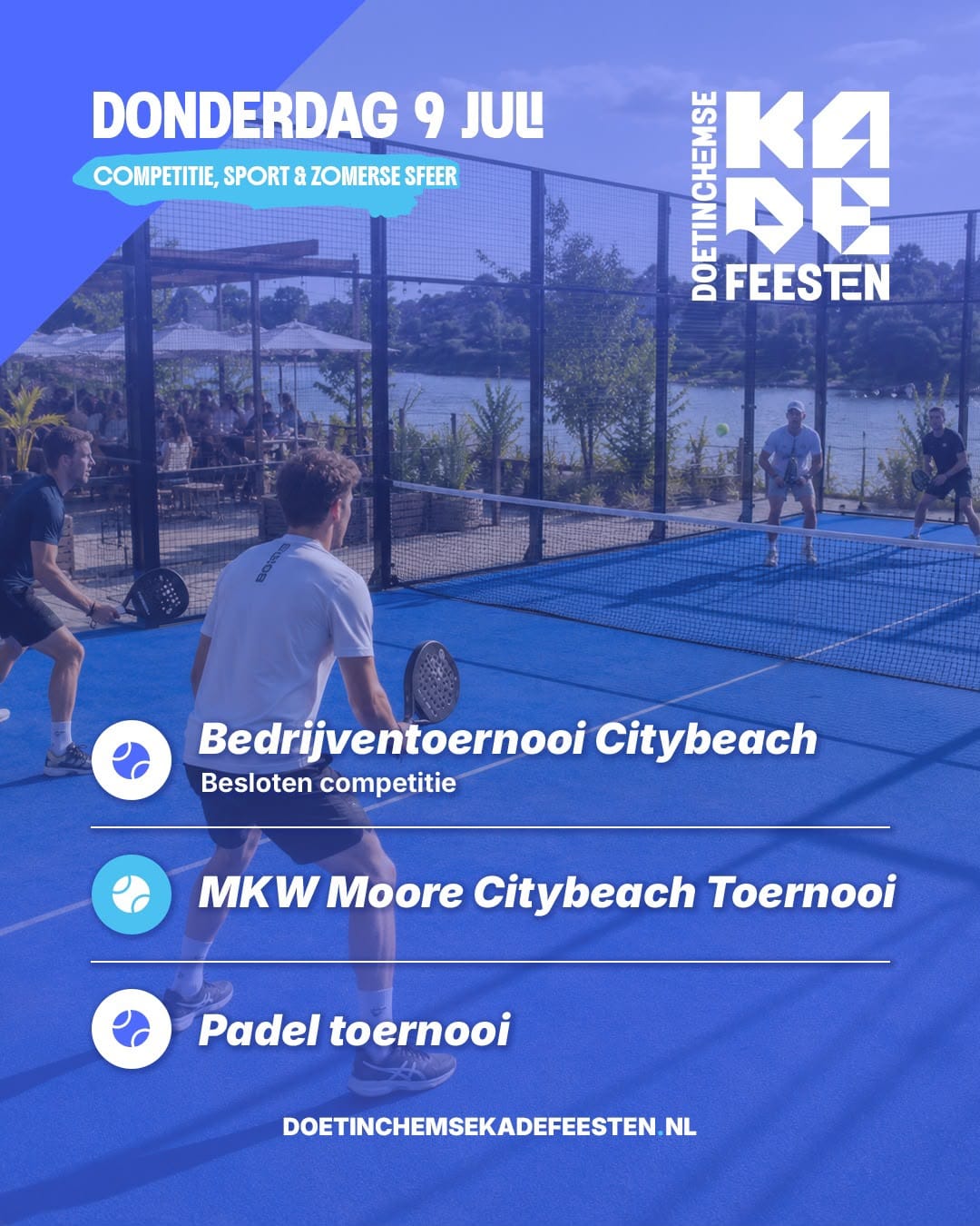Competitie, sport & zomerse sfeer